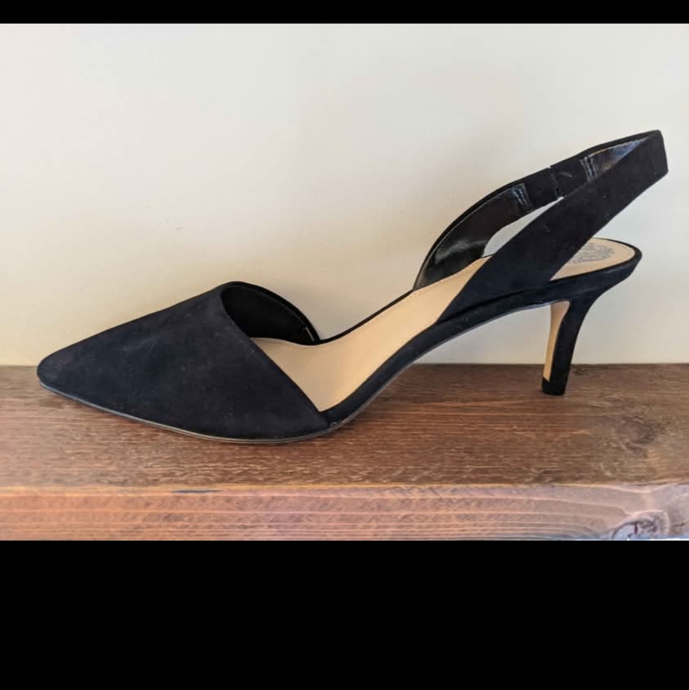 Black Suede heel